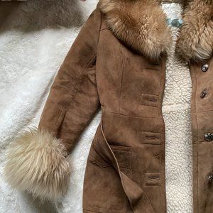 VINTAGE 1960s Penny Lane Fur Coat